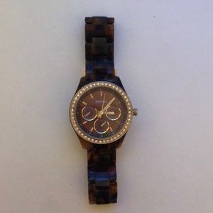 Women’s Fossil Tortoiseshell watch